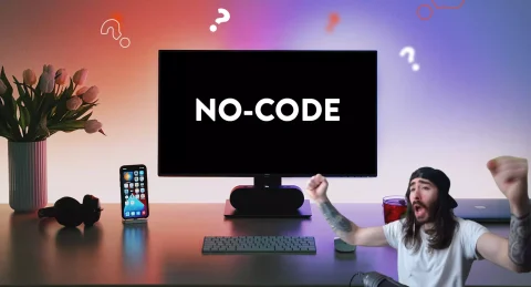 no code software development illustration